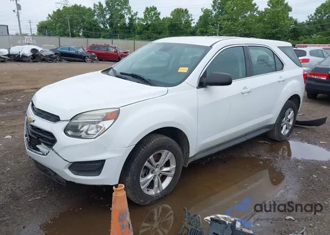 2017 Chevrolet Equinox Ls из США, поврежденный, VIN 2GNALBEK4H1563206